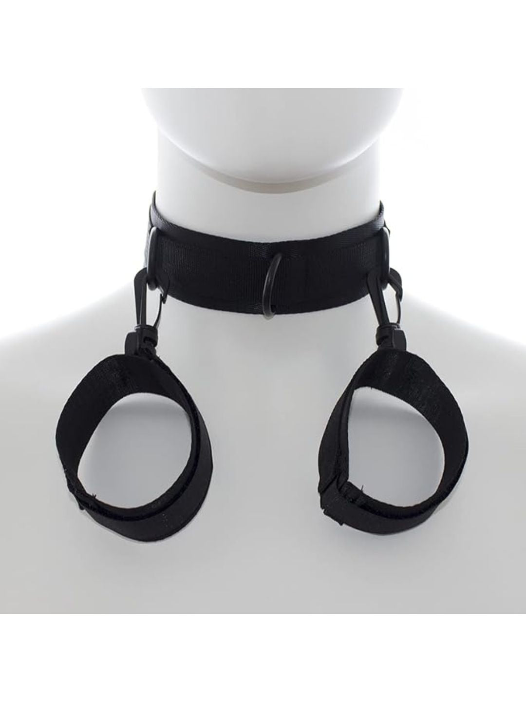 BDSM Collar to Wrist Restraints for Couples