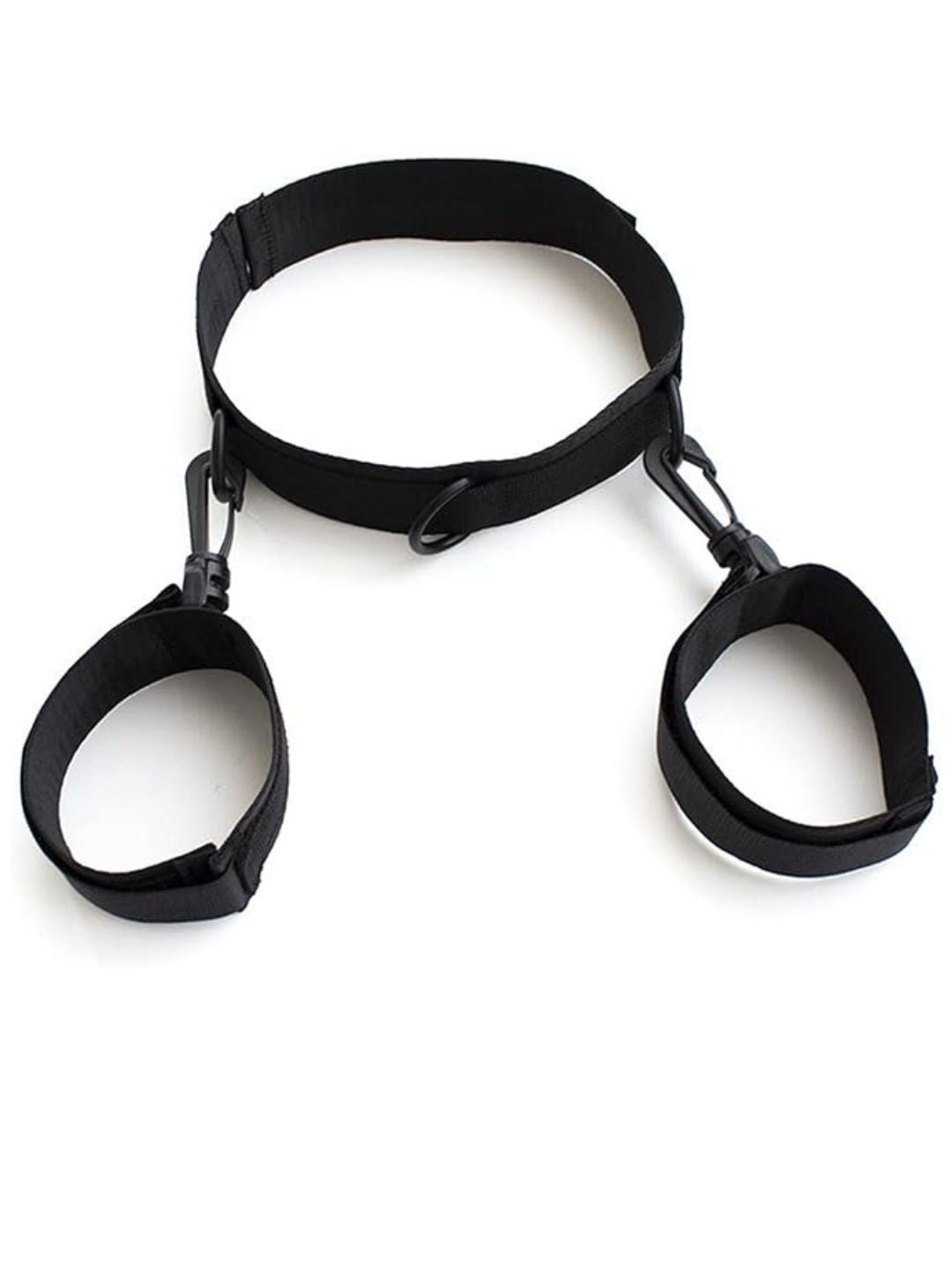 BDSM Collar to Wrist Restraints for Couples