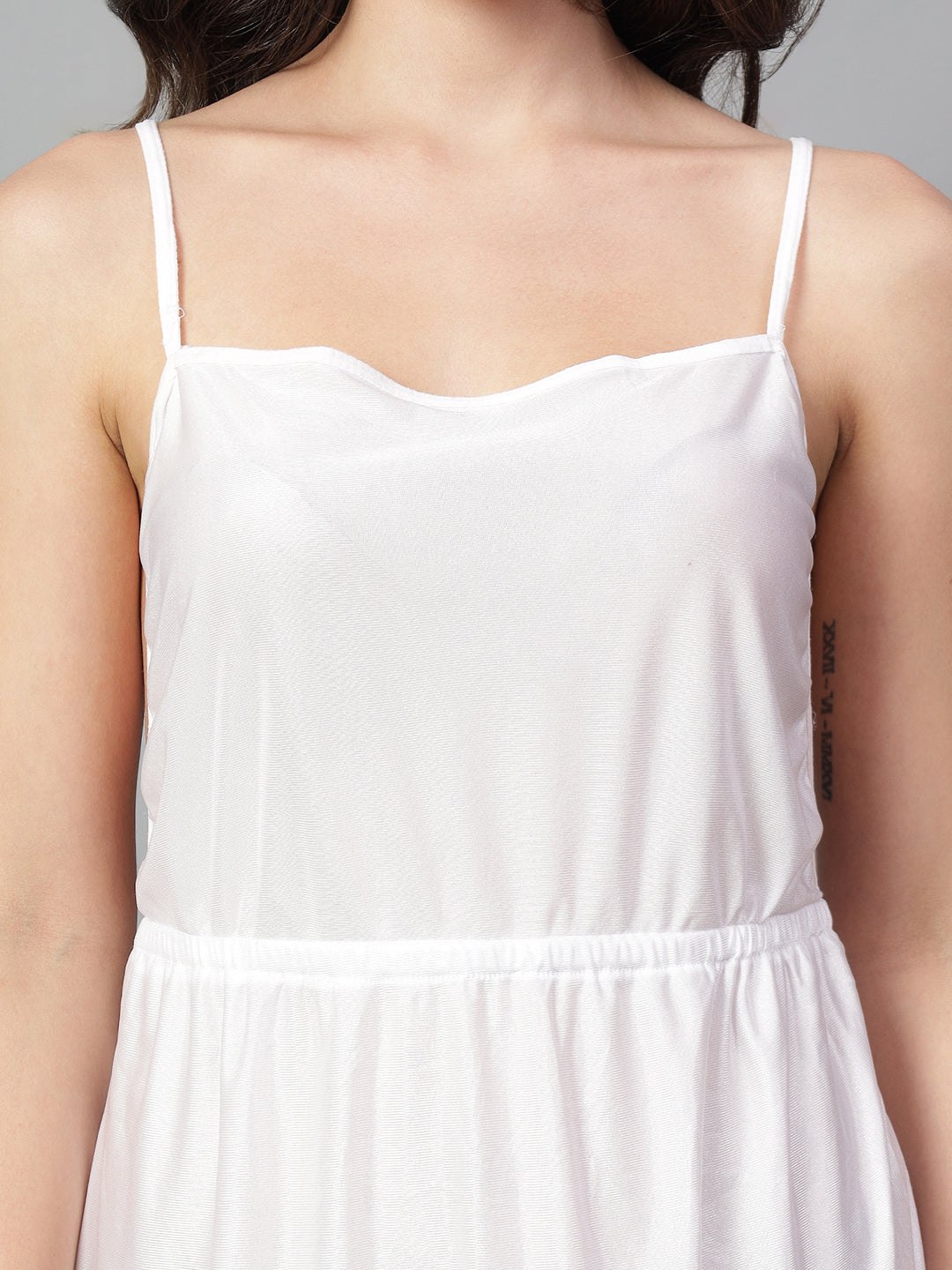 Intimate Us Women’s Sexy Satin Babydoll Nightwear - White